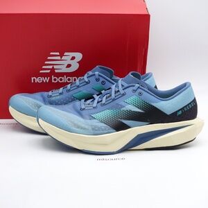 NEW New Balance Men's WIDE 2E FuelCell Rebel v4 Running Shoes MFCXCH4 Heron Blue